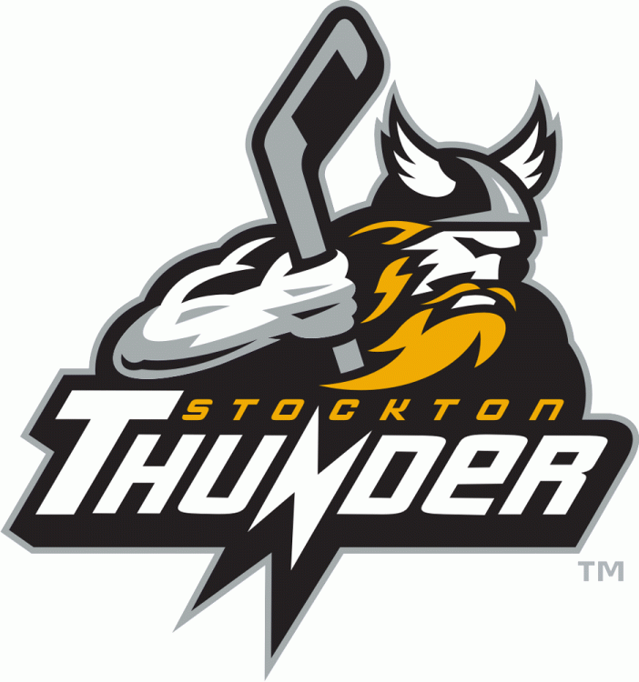 stockton thunder 2005-pres primary logo iron on heat transfer...